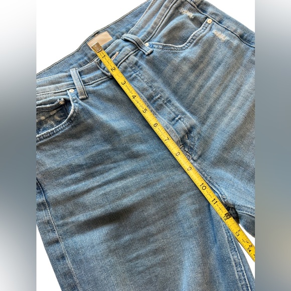 MOTHER The Enchanter High Rise Wide Leg Jeans Party of One Anthropologie Size 29 - Picture 5 of 14